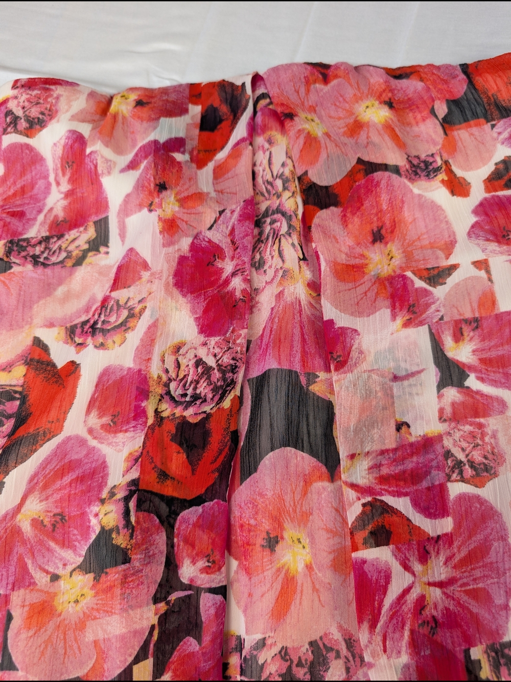 Sam Edelman Strapless Floral Maxi Dress in Pink and Red - Picture 6 of 11